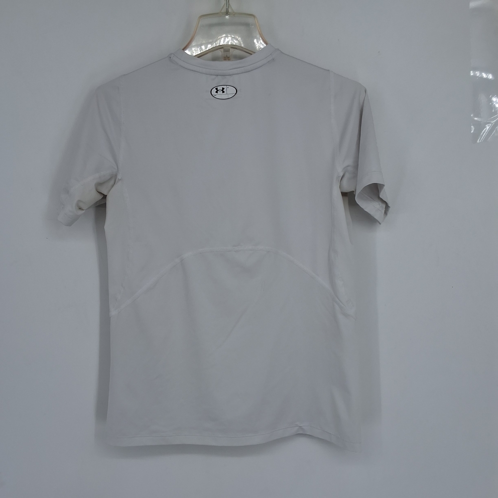 Under Armour YXL heatbear Light Gray Short Sleeve Tee - Picture 4 of 4